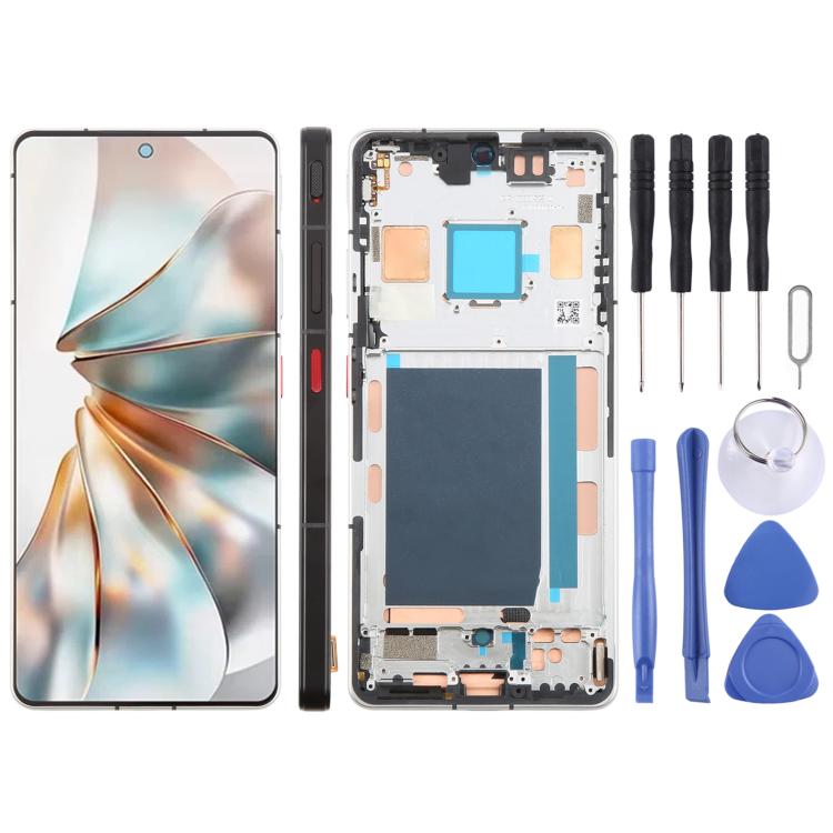 For ZTE nubia Z60S Pro NX725J Original LCD Screen Digitizer Full Assembly with Frame, For ZTE nubia Z60S Pro(Original)