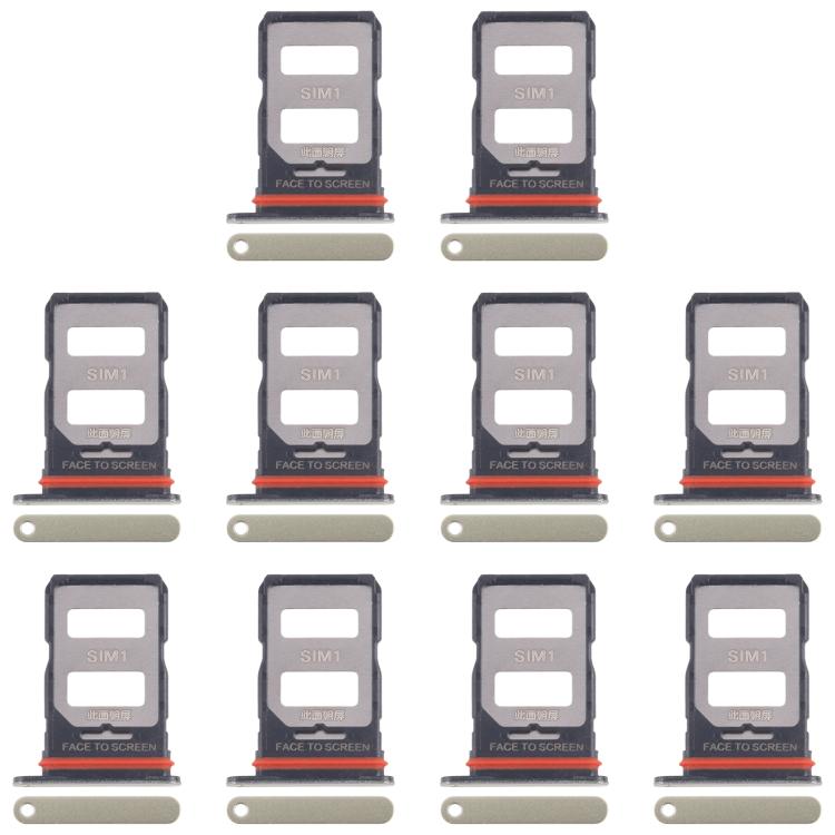 For Xiaomi 14T 5G 10pcs Original SIM Card Tray + SIM Card Tray