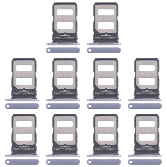For Xiaomi 14T 5G 10pcs Original SIM Card Tray + SIM Card Tray, For Xiaomi 14T 5G(Original)