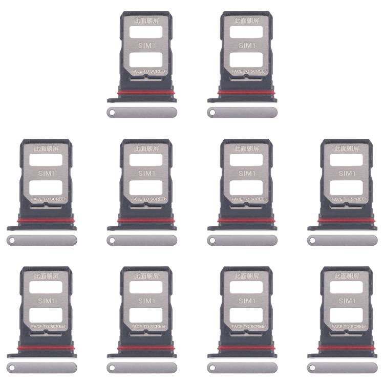 For Xiaomi Poco F7 10pcs Original SIM Card Tray + SIM Card Tray, For Xiaomi Poco F7(Original)