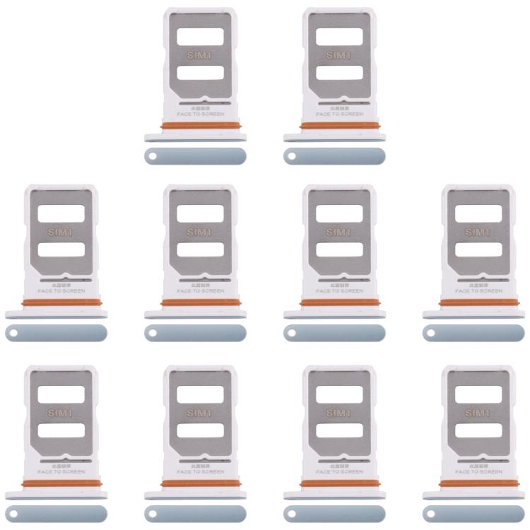 For Xiaomi 14T Pro+ 5G 10pcs Original SIM Card Tray + SIM Card Tray, For Xiaomi Redmi Note 14 Pro+ 5G(Original)