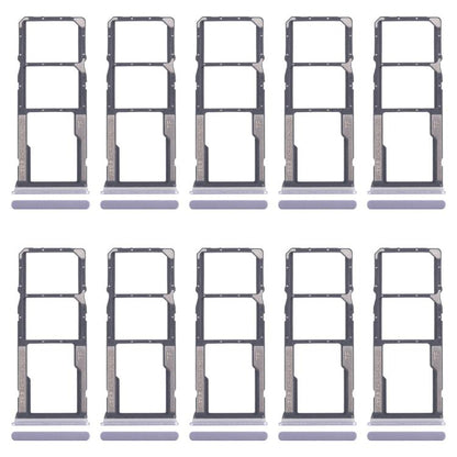 For Xiaomi Redmi 14C 4G 10pcs Original SIM Card Tray + SIM Card Tray + Micro SD Card Tray, For Xiaomi Redmi 14C 4G(Original)
