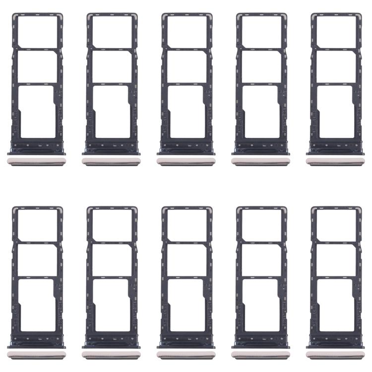 For Tecno Spark 20 Pro 4G 10pcs Original SIM Card Tray + SIM Card Tray + Micro SD Card Tray, For Tecno Spark 20 Pro 4G