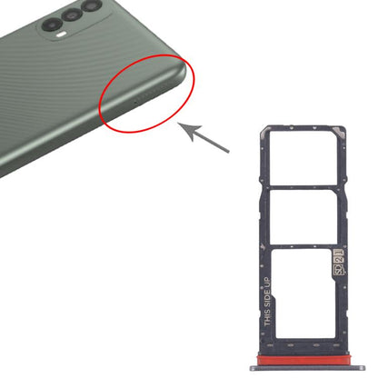 For Motorola Moto E40 Original SIM Card Tray + SIM Card Tray + Micro SD Card Tray, For Motorola Moto E40