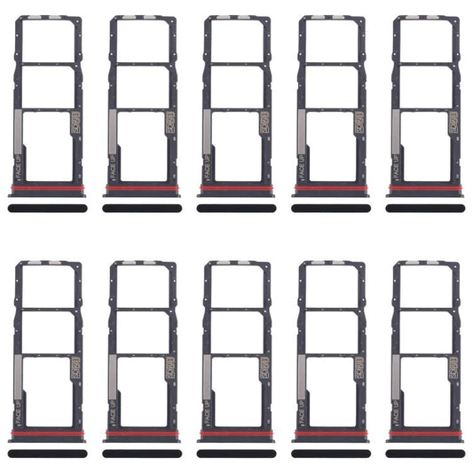 For Motorola Moto G04 10pcs Original SIM Card Tray + SIM Card Tray + Micro SD Card Tray, For Motorola Moto G04(Original), For Motorola Moto G04