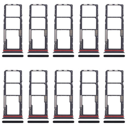 For Motorola Moto G04 10pcs Original SIM Card Tray + SIM Card Tray + Micro SD Card Tray, For Motorola Moto G04, For Motorola Moto G04(Original)