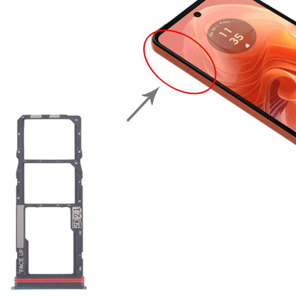 For Motorola Moto G04 10pcs Original SIM Card Tray + SIM Card Tray + Micro SD Card Tray