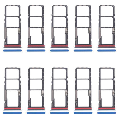 For Motorola Moto G04 10pcs Original SIM Card Tray + SIM Card Tray + Micro SD Card Tray, For Motorola Moto G04, For Motorola Moto G04(Original)