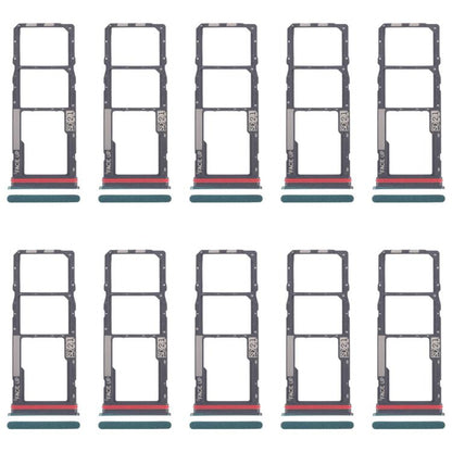 For Motorola Moto G04s 10pcs Original SIM Card Tray + SIM Card Tray + Micro SD Card Tray, For Motorola Moto G04s, For Motorola Moto G04s(Original)