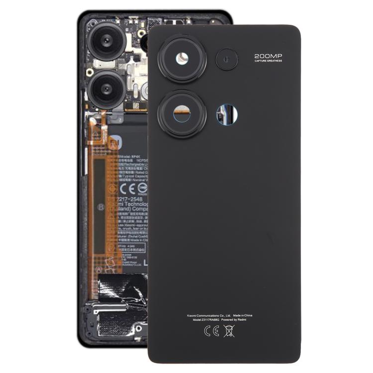 For Xiaomi Redmi Note 13 Pro 4G OEM Back Cover with Camera Lens Cover, For Xiaomi Redmi Note 13 Pro 4G(with Camera Lens Frame)