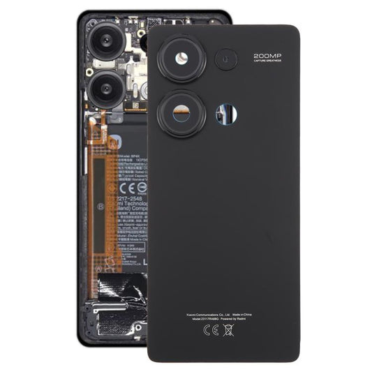 For Xiaomi Redmi Note 13 Pro 4G OEM Back Cover with Camera Lens Cover, For Xiaomi Redmi Note 13 Pro 4G(with Camera Lens Frame)