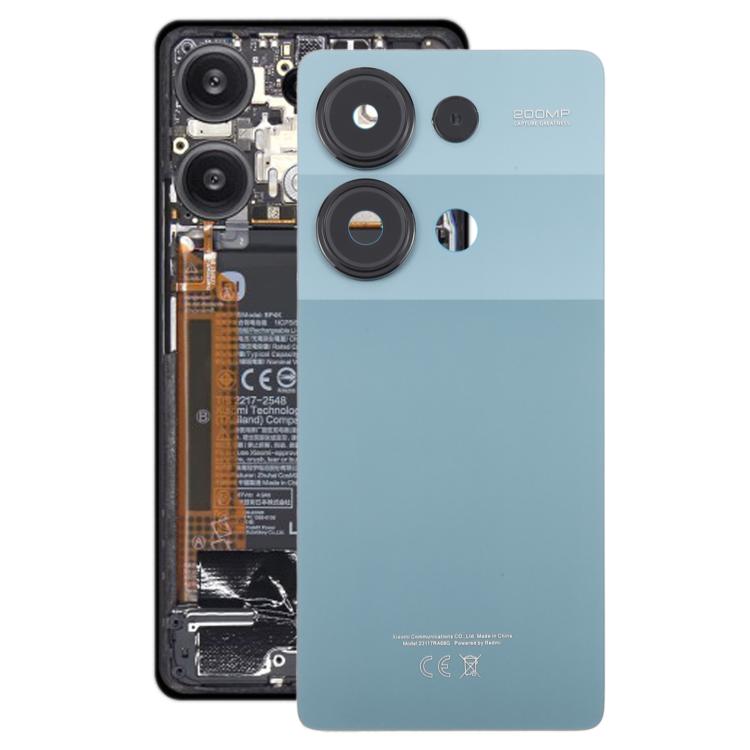 For Xiaomi Redmi Note 13 Pro 4G OEM Back Cover with Camera Lens Cover, For Xiaomi Redmi Note 13 Pro 4G(with Camera Lens Cover)