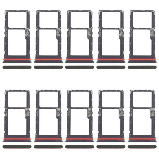 For Motorola Moto G56 10pcs Original SIM Card Tray + Micro SD Card Tray, For Motorola Moto G56