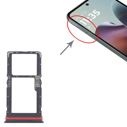 For Motorola Moto G56 10pcs Original SIM Card Tray + Micro SD Card Tray, For Motorola Moto G56