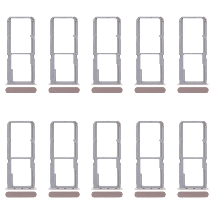 For OPPO Reno7 4G CPH2363 10pcs Original SIM Card Tray + SIM Card Tray + Micro SD Card Tray, For OPPO Reno7 4G (Original)