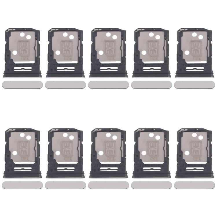 For OPPO Reno12 5G CPH2625 10pcs Original SIM Card Tray + SIM Card Tray / Micro SD Card Tray, For OPPO Reno12 5G (Original)