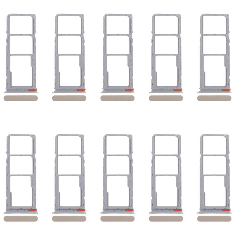 For Realme C75 4G RMX3941 10pcs Original SIM Card Tray + SIM Card Tray + Micro SD Card Tray