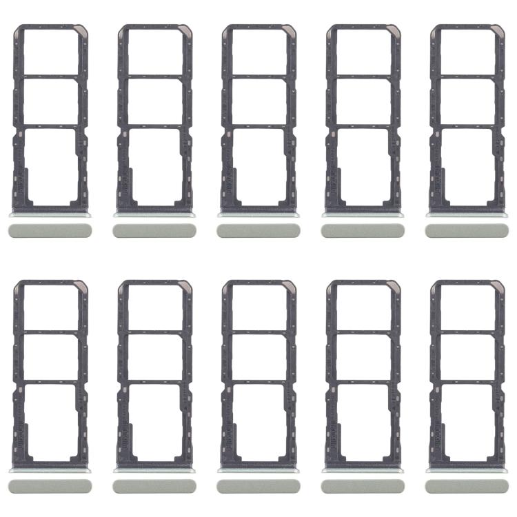 For Realme 11 5G RMX3780 10pcs Original SIM Card Tray + SIM Card Tray + Micro SD Card Tray