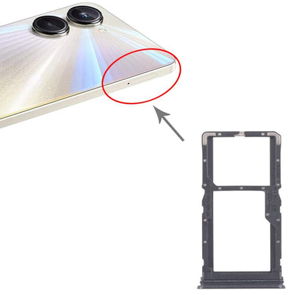 For Realme 10 Pro 5G RMX3663 RMX3660 RMX3661 10pcs Original SIM Card Tray + SIM Card Tray / Micro SD Card Tray