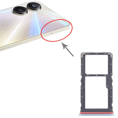 For Realme 10 Pro 5G RMX3663 RMX3660 RMX3661 10pcs Original SIM Card Tray + SIM Card Tray / Micro SD Card Tray, For Realme 10 Pro 5G(Original)