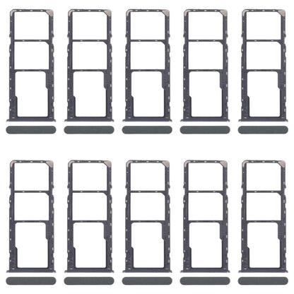 For Realme C61 4G RMX3939 RMX3930 10pcs Original SIM Card Tray + SIM Card Tray + Micro SD Card Tray