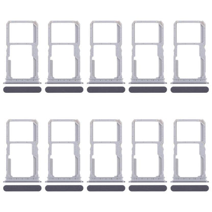 For Realme 14x India 10pcs Original SIM Card Tray + SIM Card Tray / Micro SD Card Tray