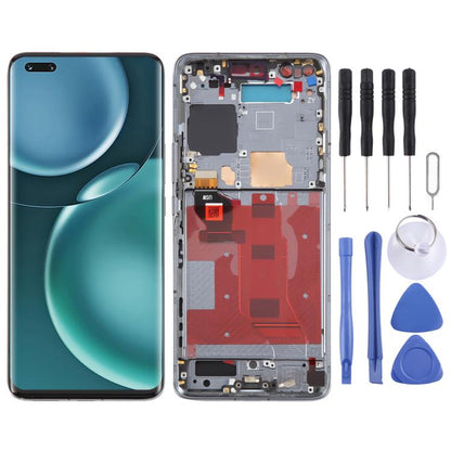 For Honor Magic4 Pro Original LCD Screen Digitizer Full Assembly with Frame, Supporting Fingerprint Identification