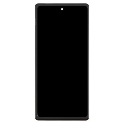 For Google Pixel 6A GX7AS GB62Z G1AZG Original LCD Screen Digitizer Full Assembly with Frame, Including Fingerprint Flex Cable
