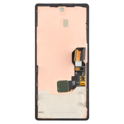 For Google Pixel 6A GX7AS GB62Z G1AZG Original LCD Screen Digitizer Full Assembly with Frame, Including Fingerprint Flex Cable