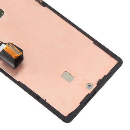 For Google Pixel 6A GX7AS GB62Z G1AZG Original LCD Screen Digitizer Full Assembly with Frame, Including Fingerprint Flex Cable