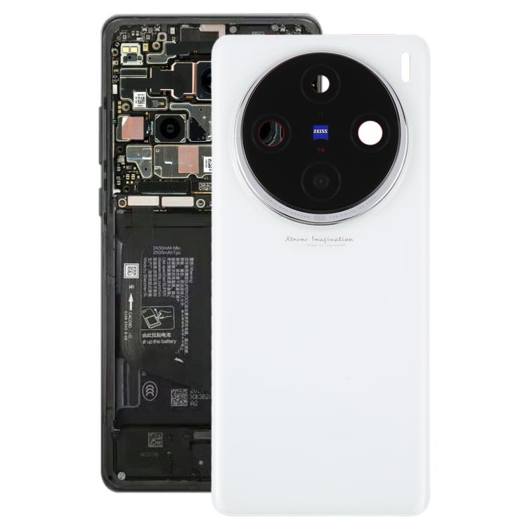 For vivo X100 Pro 5G V2324A V2309 Original Back Cover with Camera Lens Cover