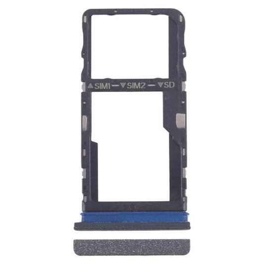 For TCL 40 R T771K Original SIM Card Tray + SIM Card Tray / Micro SD Card Tray