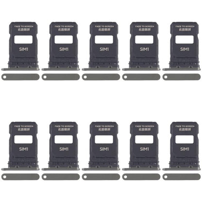For Xiaomi 15 Pro 10pcs SIM Card Tray + SIM Card Tray, For Xiaomi 15 Pro