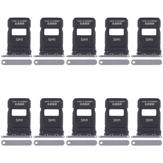 For Xiaomi 15 Pro 10pcs SIM Card Tray + SIM Card Tray, For Xiaomi 15 Pro