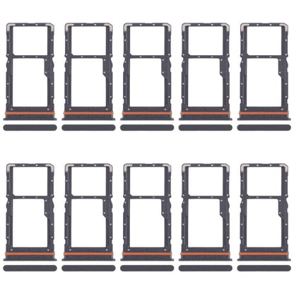 For Xiaomi Poco M6 Plus 10pcs Original SIM Card Tray + SIM Card Tray / Micro SD Card Tray, For Xiaomi Poco M6 Plus
