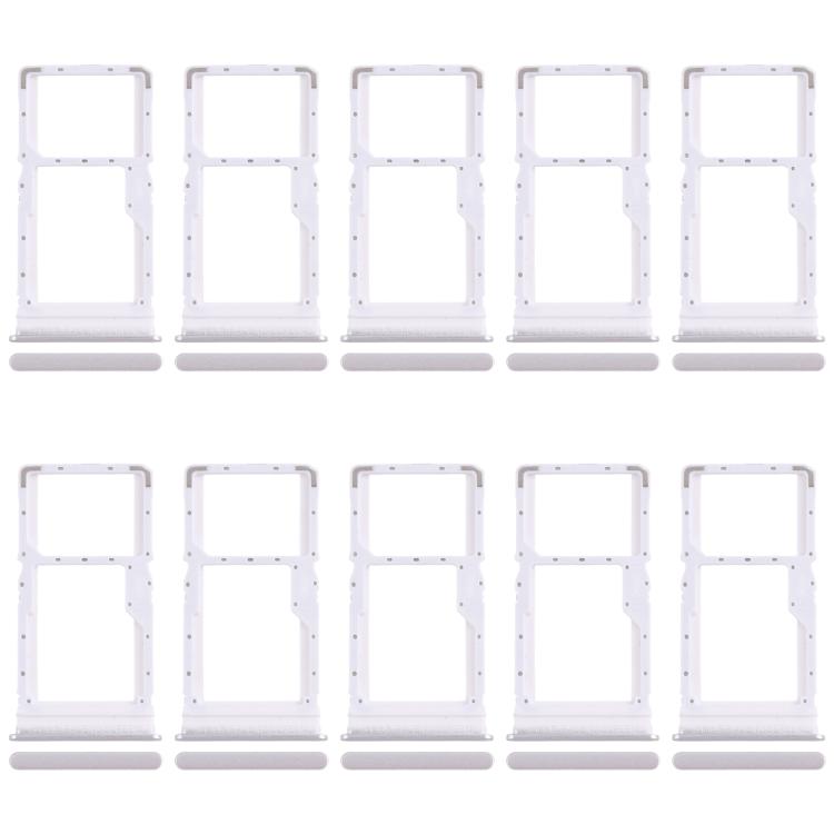 For Xiaomi Poco M6 Plus 10pcs Original SIM Card Tray + SIM Card Tray / Micro SD Card Tray