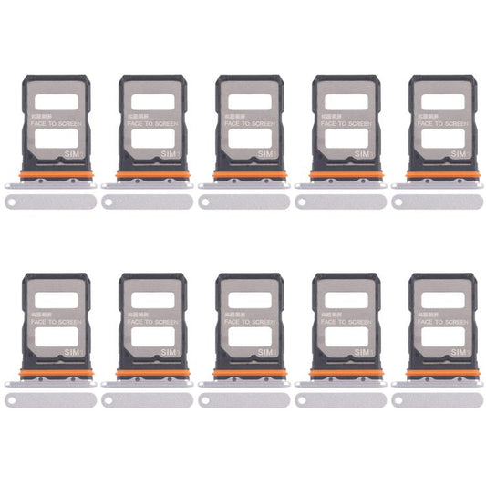For Xiaomi Redmi K70 Ultra 10pcs SIM Card Tray + SIM Card Tray, For Xiaomi Redmi K70 Ultra