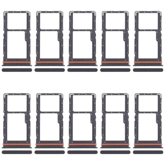 For Xiaomi Redmi Note 13R 10pcs Original SIM Card Tray + SIM Card Tray / Micro SD Card Tray