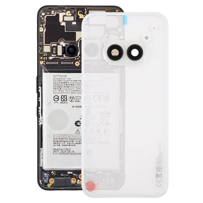 For Nothing Phone 2a Plus Original Transparent Back Cover with Camera Lens Cover