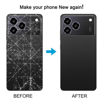 For ZTE Blade A76 4G Plastic Back Cover with Camera Lens Cover