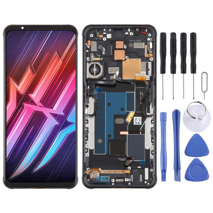 For ZTE nubia RedMagic 6 NX669J Original LCD Screen Digitizer Full Assembly with Frame, For ZTE nubia RedMagic 6(Original)