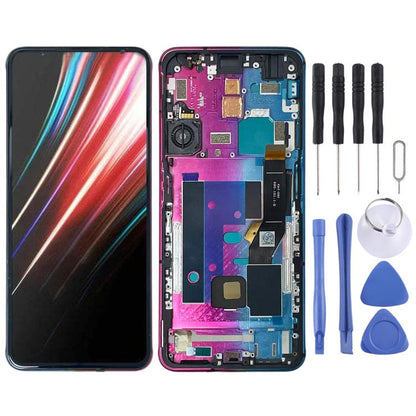 For ZTE nubia RedMagic 6s Pro NX669S Original LCD Screen Digitizer Full Assembly with Frame, For ZTE nubia RedMagic 6s Pro(Original)