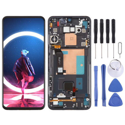 For ZTE nubia RedMagic 7 Pro NX709J Original LCD Screen Digitizer Full Assembly with Frame