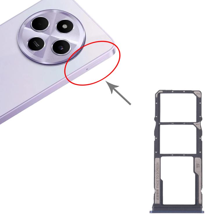 For Xiaomi Redmi 14C 5G 10pcs SIM Card Tray + SIM Card Tray + Micro SD Card Tray, For Xiaomi Redmi 14C 5G