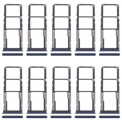 For Xiaomi Redmi 14C 5G 10pcs SIM Card Tray + SIM Card Tray + Micro SD Card Tray, For Xiaomi Redmi 14C 5G