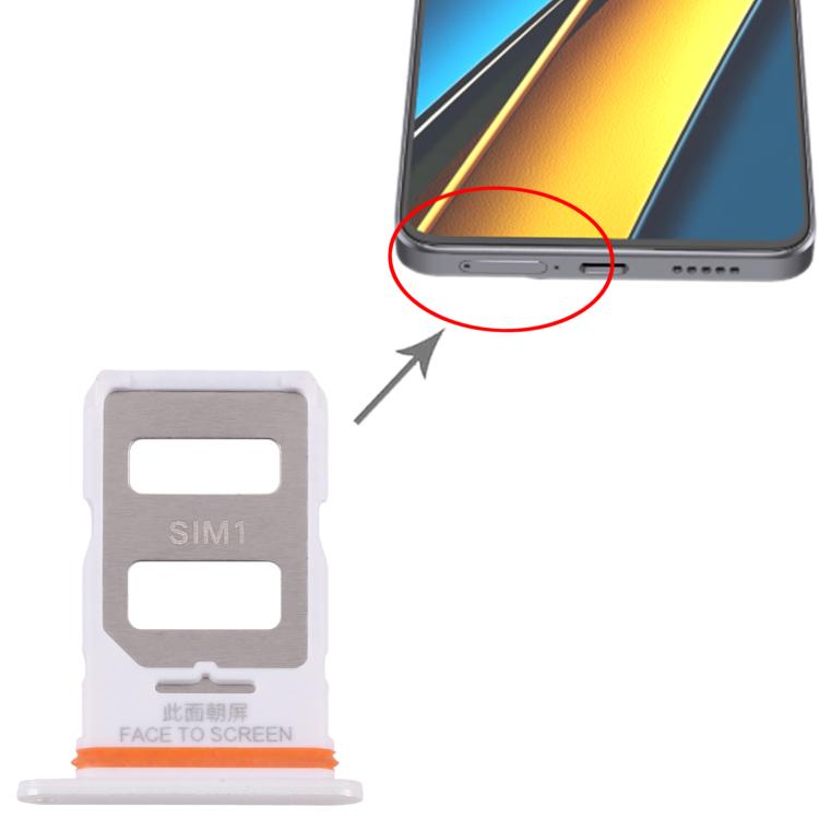 For Xiaomi Poco X6 10pcs SIM Card Tray + SIM Card Tray