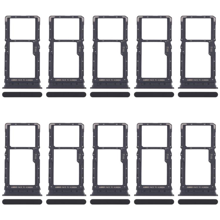 For Xiaomi Redmi 15 5G 10pcs SIM Card Tray + SIM Card Tray / Micro SD Card Tray