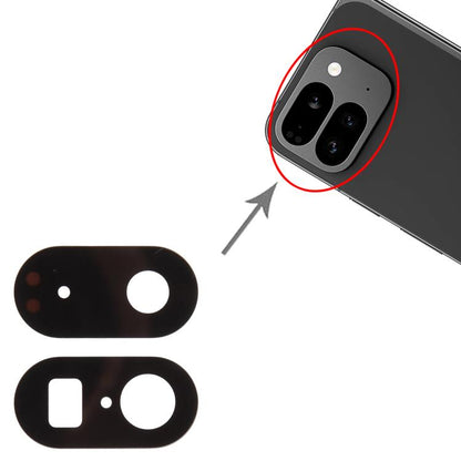 For Google Pixel 9 Pro Fold 10pcs Back Camera Lens, For Google Pixel 9 Pro Fold