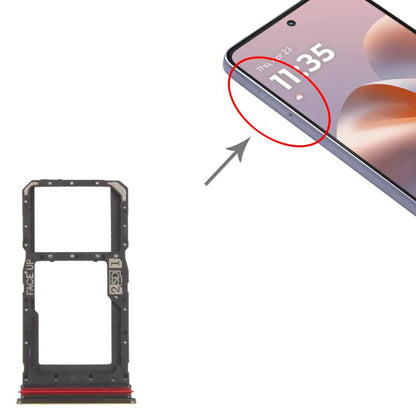 For Motorola Moto G86 Original SIM Card Tray + SIM Card Tray / Micro SD Card Tray, For Motorola Moto G86(Original)