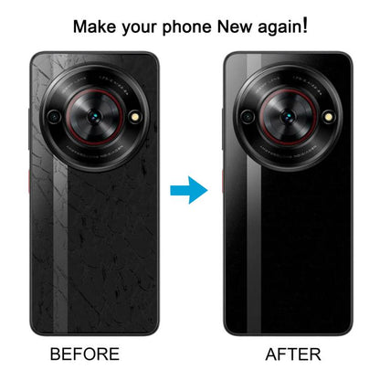 For ZTE nubia Focus 4G Glass Battery Back Cover with Camera Lens Cover, For ZTE nubia Focus 4G